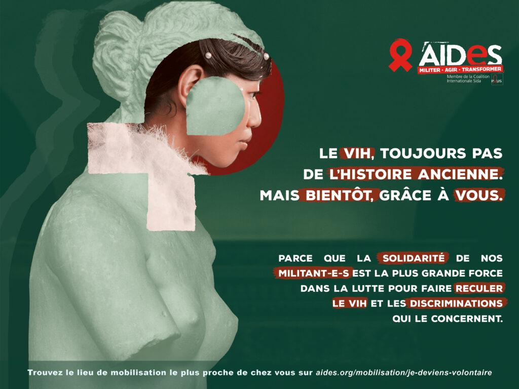 Affiche AIDES format paysage