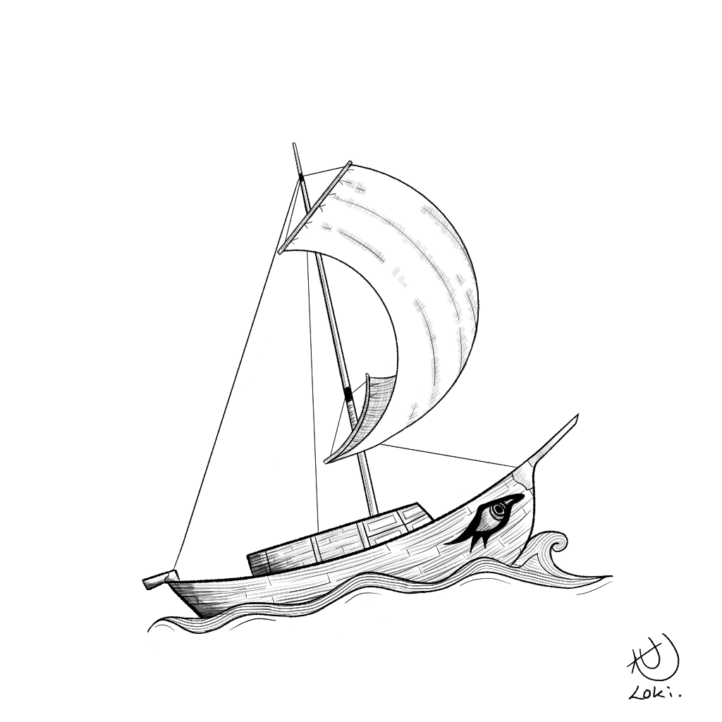 Illustration du bateau "Voit-Loin"